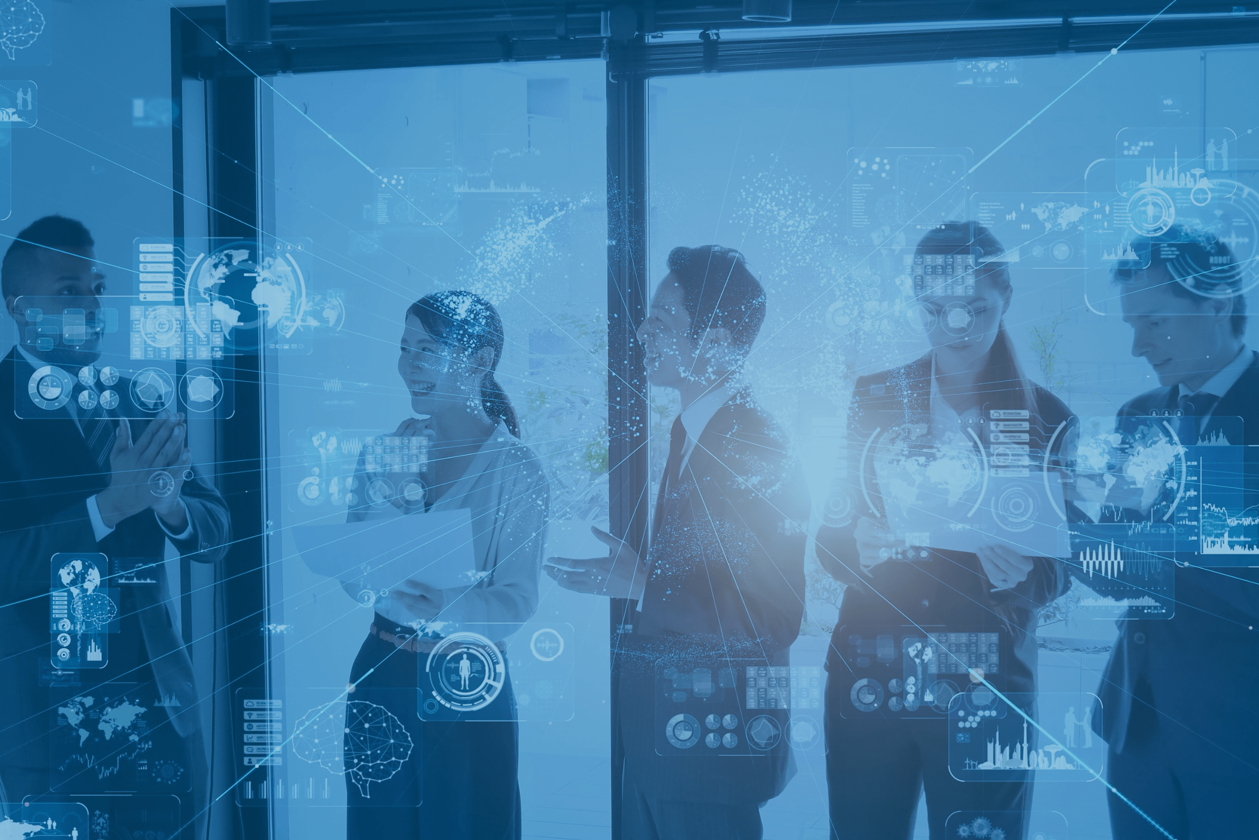 Des personnes avec le digital RH